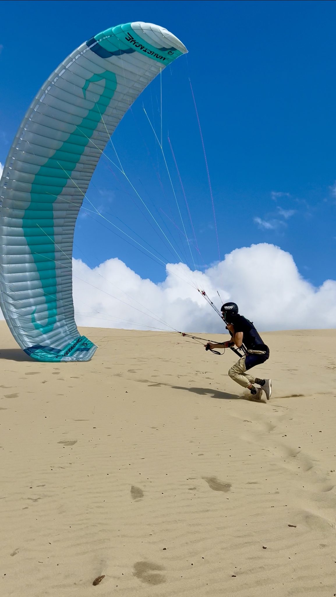Stage de progression en parakite à la dune du Pilat.