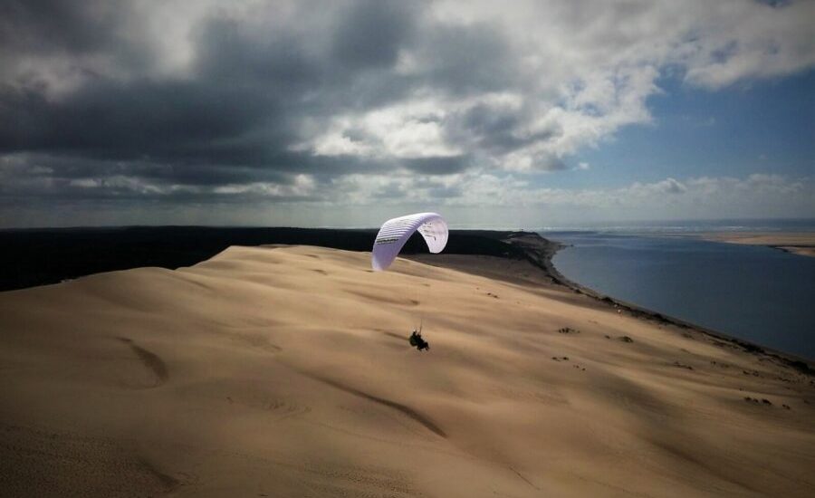 vol découverte en parapente sur la dune du Pilat